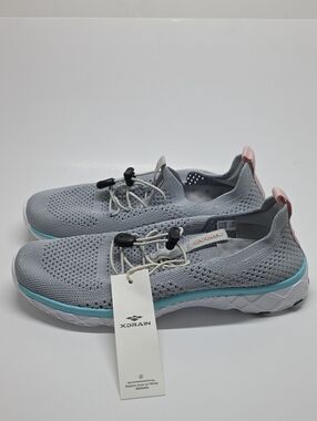 NWT Kolili XDrain Gray Mesh Packable Water Friendly Shoes Womens 7